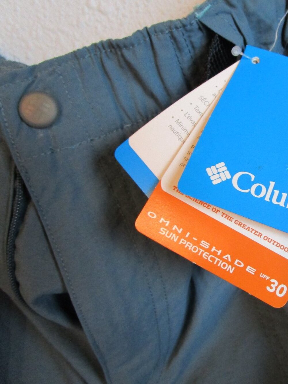 Green Capris size XL, 22" inseam, Columbia quickdry UPF protection. - Picture 14 of 15